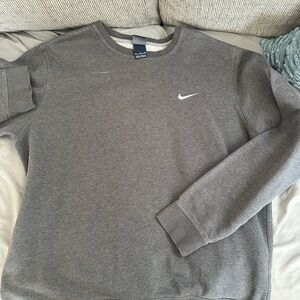 Nike Men's Charcoal Crewneck Sweater